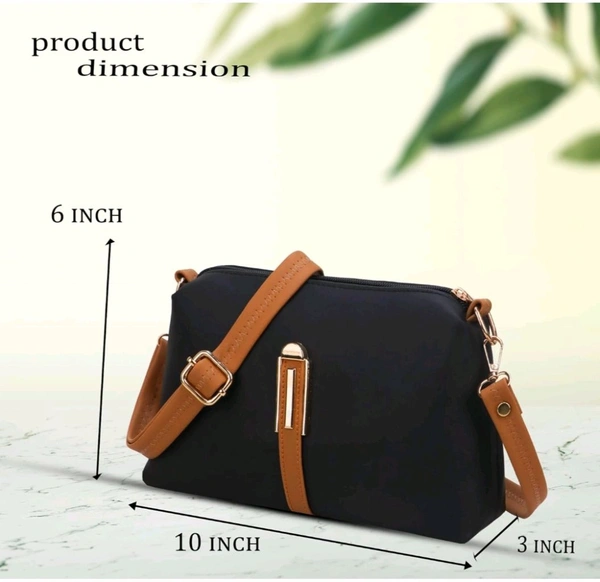 IP USD $ 5 Ship $ 5-9 LEFFIS Crossbody Sling Bag Shoulder Bag For Womens And Girls (FIT -001) /d/jhMzV4j - Black