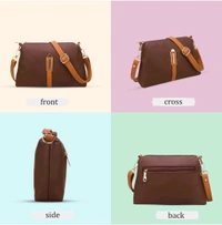 IP USD $ 5 Ship $ 5-9 LEFFIS Crossbody Sling Bag Shoulder Bag For Womens And Girls (FIT -001) /d/jhMzV4j - Brown