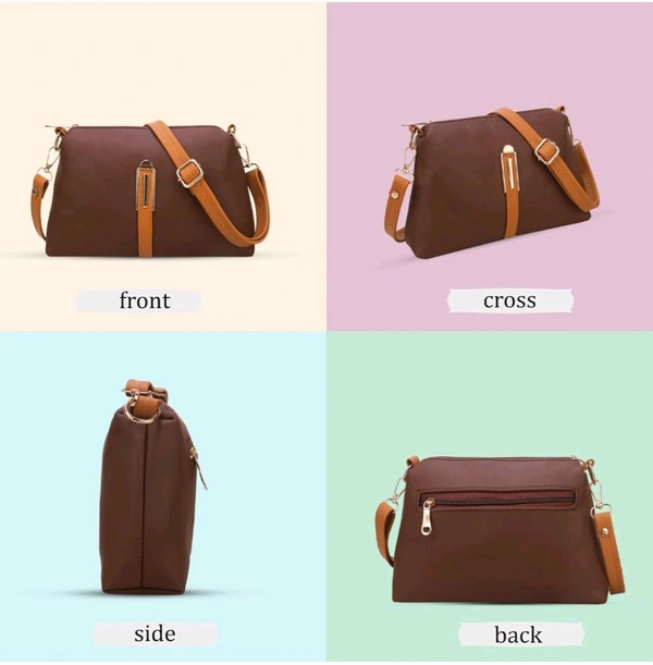IP USD $ 5 Ship $ 5-9 LEFFIS Crossbody Sling Bag Shoulder Bag For Womens And Girls (FIT -001) /d/jhMzV4j - Brown
