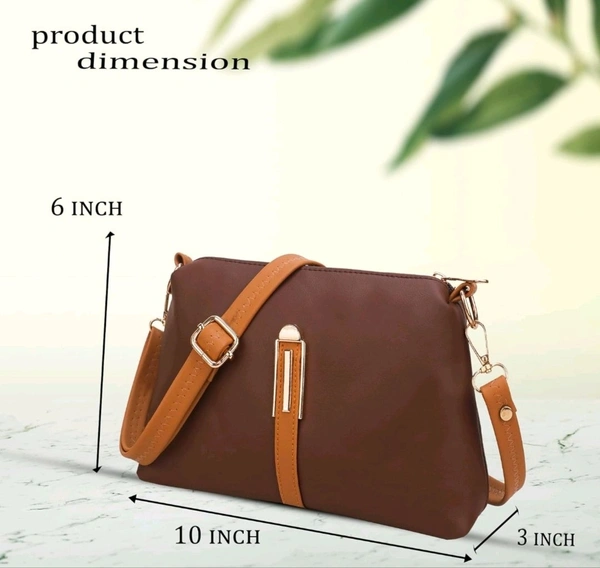 IP USD $ 5 Ship $ 5-9 LEFFIS Crossbody Sling Bag Shoulder Bag For Womens And Girls (FIT -001) /d/jhMzV4j - Brown
