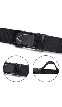 USD $ 10.67 NIDDLEMAN Men Nylon Black Belt rb.gy/y66j1z