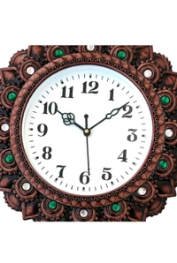 USD $ 11.76 TUSHITA Analog Wall Clock (Multicolor, With Glass) rb.gy/075yy5