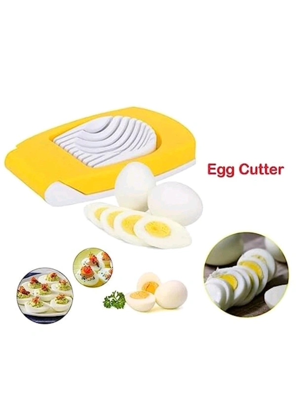 USD $ 10.43 COOKZILLA Egg Cutter, Egg Slicer, Boiled Eggs Cutter, Stainless Steel Cutting Wires, Multi Purpose Slicer Kitchen Tool Set (Multicolour)  rb.gy/1bairm