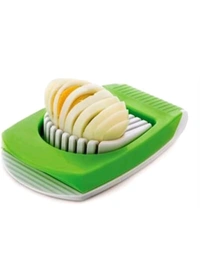 USD $ 10.43 COOKZILLA Egg Cutter, Egg Slicer, Boiled Eggs Cutter, Stainless Steel Cutting Wires, Multi Purpose Slicer Kitchen Tool Set (Multicolour)  rb.gy/1bairm