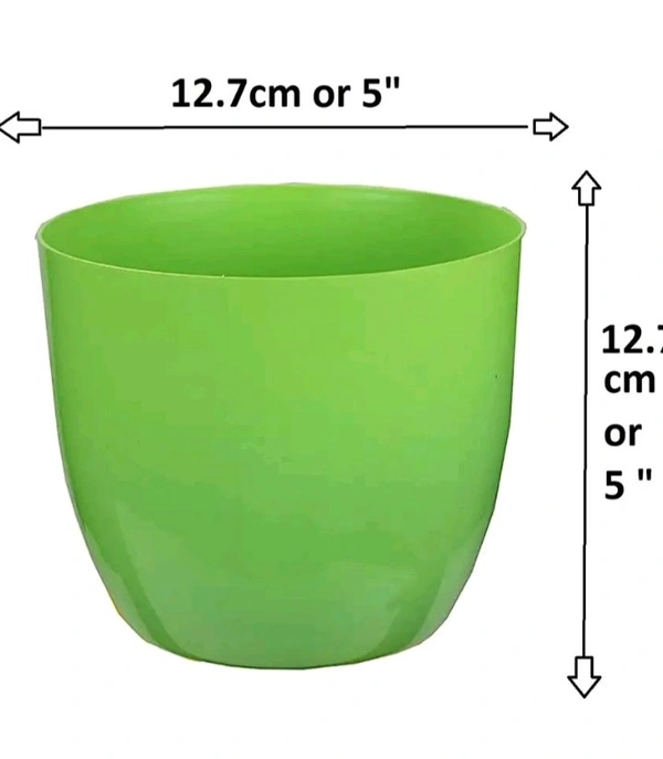 USD $ 10.00 WE DEAL IN HIGH QUALITY PRODUCT AT AFFORDABLE PRICES. Ubbiskart UNBREAKABLE PREMIUM GRADE PLASTIC POT/GAMLA FOR INDOOR/OUTDOOR Plant Container Set (Pack of 5, Plastic) rb.gy/etk61s