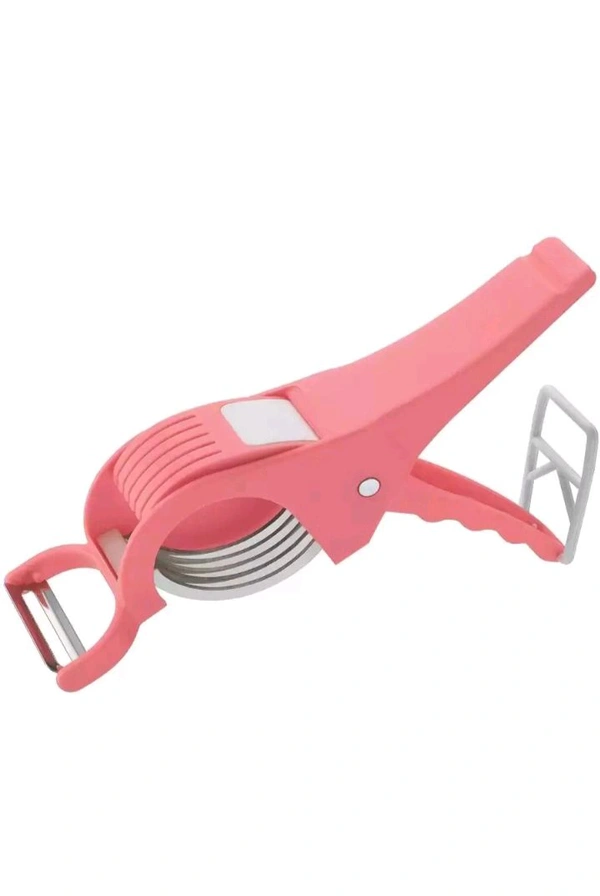 GAJANAND ENTERPRISES Plastic Vegetable Cutter Veg Cutter Bhindi Cutter Multi Cutter (Multicolor) Vegetable & Fruit Grater & Slicer (1) rb.gy/wxbk1b