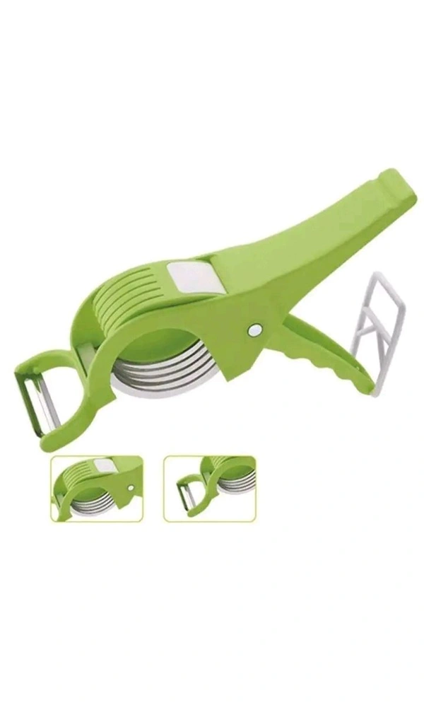 GAJANAND ENTERPRISES Plastic Vegetable Cutter Veg Cutter Bhindi Cutter Multi Cutter (Multicolor) Vegetable & Fruit Grater & Slicer (1) rb.gy/wxbk1b