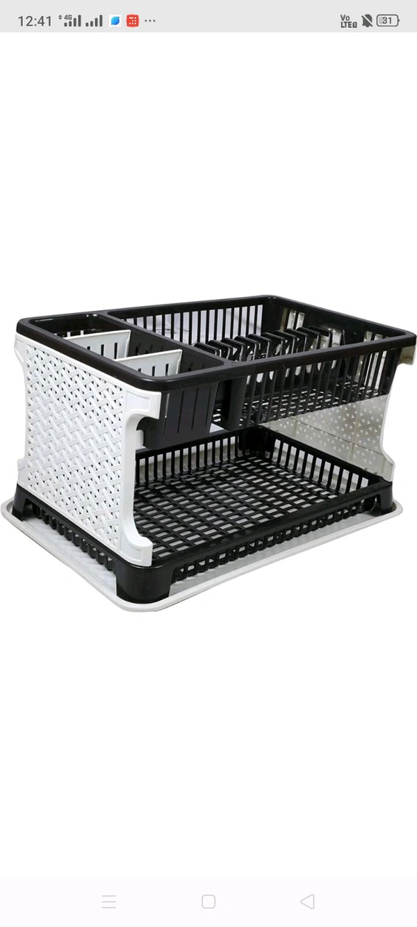 FIVEAN PRODUCTS Kitchen Organiser Rack Utensil Kitchen Rack Dish Drainer Kitchen Rack (Plastic) rb.gy/97wqh8