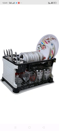 FIVEAN PRODUCTS Kitchen Organiser Rack Utensil Kitchen Rack Dish Drainer Kitchen Rack (Plastic) rb.gy/97wqh8