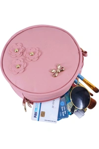 USD$9 BAQI Pink Sling Bag Stylish Sling Bag For Girls rb.gy/az8yl9