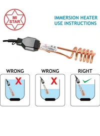 USD$11 THE METRO SALE NEW DELHI 110046 mi star copper 2000 2000 W Shock Proof Immersion Heater Rod (water)  rb.gy/zqmgee