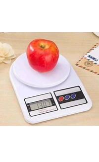 USD$11 VIYASHA ENTERPRISES, NEW DELHI uniq shopee Digital Kitchen Weighing Machine Multipurpose Electronic Weight Scale with Backlit LCD Display for Measur-ing Food, Cake, Vegetable, Fruit Weight scale SF400 Weighing Scale (White) rb.gy/7vtx1v