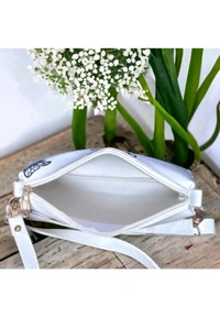 USD$9 AFREEN FASHION White, Black Sling Bag White, Black Sling Bag for Women rb.gy/t7w7g7