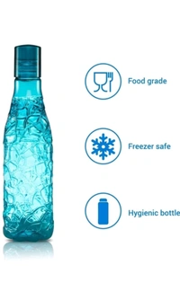 USD$ 10 RAJKOT INDIA Pack of 6 Premium Plastic Fridge crystal Lightweight and Portable Design Water Bottle 1000 ml Bottle Plastic rb.gy/i4rl36