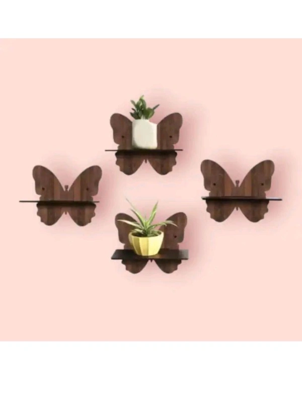 USD$9 VD CREATIONDecorative Wooden Wall Self For Home Decor(8x8 inch black,)VD Craft (8 inch X 8 inch, brown) rb.gy/inkle9