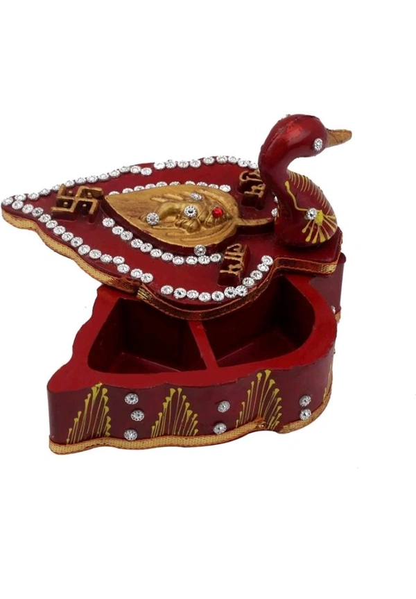 USD$9 INDIA JAIPUR BSNSF001 8 cm Religious Idol & Figurine (Wood, Red, Yellow)  rb.gy/pbxnez