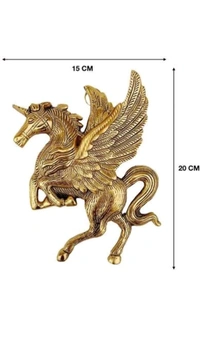 USD $ 10.00 GAYATRI TRADERS 200694 20 cm Feng Shui & Vastu Showpiece (Metal, Gold) rb.gy/mef3oy