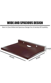 USD $ 12.00 R.S ENTERPRISES ADORN WORLD Plywood with Sunmica Setup Box Wall Stand & Shelves | Wall-Mounted TV Unit Wooden Wall Shelf (Number of Shelves - 1, Brown) 