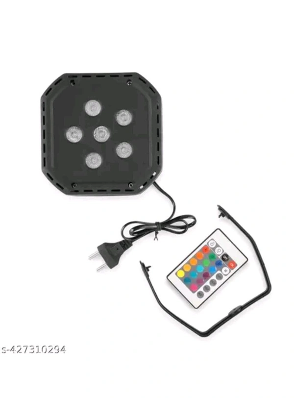 USD$10    RSCT ROHINI DJ PAR LIGHT 6 LED FOCUS LIGHT RGB WITHREMOTEwww.meesho.com/s/p/73nmwq?utm_source=s_cc