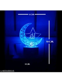 USD$9 Shrinidhi, Kandivali West, Mumbai - 400067 Night Lamp Islam Allah Written 3D IlluSion for Kids Room, Home Office Night Light 3D illusion LED Multi Color Changing Lightrb.gy/ye1iid
