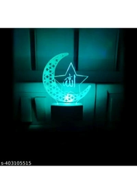 USD$9 Shrinidhi, Kandivali West, Mumbai - 400067 Night Lamp Islam Allah Written 3D IlluSion for Kids Room, Home Office Night Light 3D illusion LED Multi Color Changing Lightrb.gy/ye1iid

