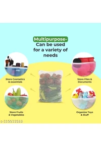 USD $ 09.00 
Ruhi Enterprise 01 Name: Set of 12 Reusable Double Layer Mesh Fridge/ Refrigerator Bags / Pouches for Storage of Fruits , Vegetables & Accessories (9 X 14 Inches | Multi color ) rb.gy/rapw28