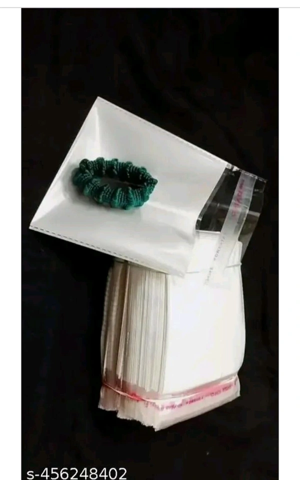 USD $ 09.00 Chaita Enterprises Name: 4×4 Inches (100 Pieces) laminating pouches for jewellery Packing with white Background Design rb.gy/7x1phf

