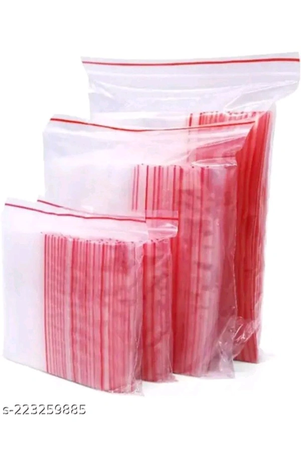 USD $ 10.00 Rudransh enterprises Name: RVN Multi Purpose Re-Usable Transparent Zip Lock Storage Bags Sizes (SMALL) (3x4-100pc,4x5-100pc,5x6-100 pc rb.gy/ku36le