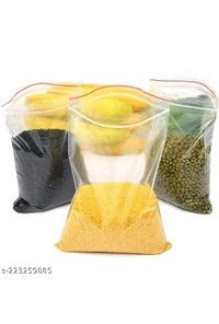 USD $ 10.00 Rudransh enterprises Name: RVN Multi Purpose Re-Usable Transparent Zip Lock Storage Bags Sizes (SMALL) (3x4-100pc,4x5-100pc,5x6-100 pc rb.gy/ku36le