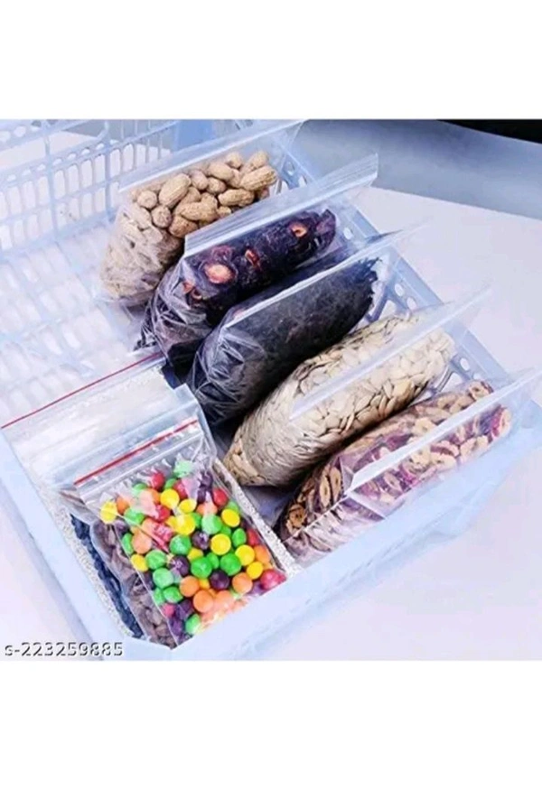 USD $ 10.00 Rudransh enterprises Name: RVN Multi Purpose Re-Usable Transparent Zip Lock Storage Bags Sizes (SMALL) (3x4-100pc,4x5-100pc,5x6-100 pc rb.gy/ku36le