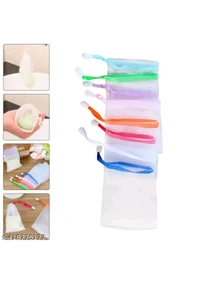 USD $ 10.00 R AND G ENTERPRISE Name: 10 pcs mesh soap Bag, Soap Bag Soft for Shower, Soap Pouch Saver with Drawstring for Foaming and Drying,Hangable (Soap Bag Color Random) rb.gy/nwo3aj