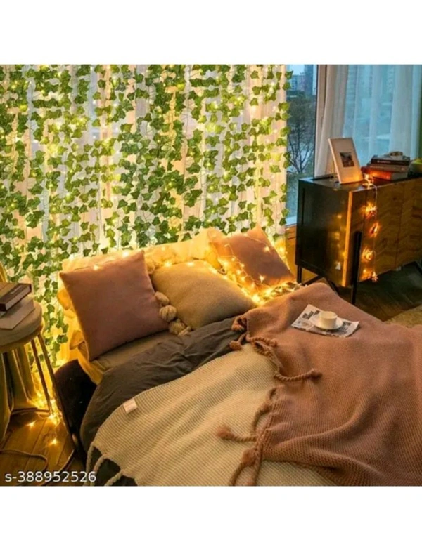 USD $ 10.00 BM ECOM TRADERS 7 Feet Enchanting Money Plant Home Décor String Light, Battery Powered Copper Lights, Vine Garland Hanging Decoration for Indoor & Outdoor, Home Wall, Bedroom, Window(30 LED, Warm White)  www.meesho.com/s/p/6fklou?utm_source=s_cc