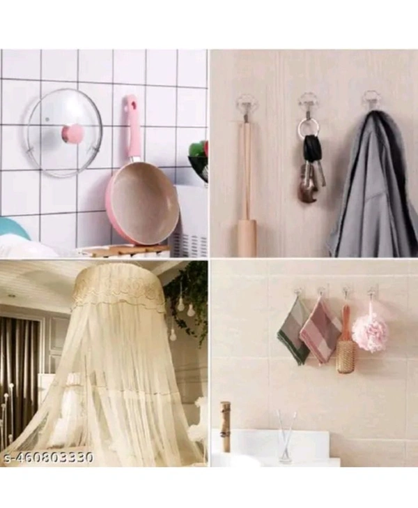 USD$9  ADSELL Name:  Strong Capacity Wall Hooks (Pack of 10) rb.gy/tsm53b