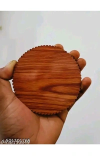 USD $ 09.00 Anaya Enterprise Name: Wooden coaster for Office and Home and Restaurant Barh rb.gy/onpgft