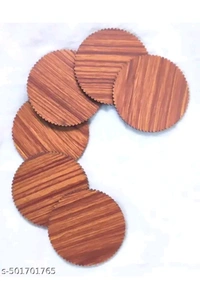 USD $ 09.00 Anaya Enterprise Name: Wooden coaster for Office and Home and Restaurant Barh rb.gy/onpgft