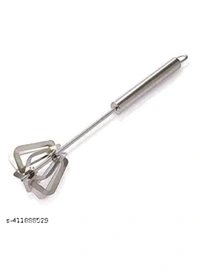 USD $ 09.00 Cuizy Name: Hand Push Rotary Whisk Blender for pastry,cake, pizza, whisker for eggs, cream, frother for milkshake, lassi, buttermilk, soup, coffee Great alternatives to a blender rb.gy/xuvp37