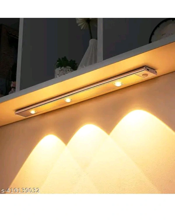 USD$14 AB FASHION Name: ABFASHION Under Cabinet Lights LED Motion Sensor Indoor, USB Rechargeable ,3 Light Modes Stepless Dimming Hill Light, 6500K Night Light for Closet Cabinet Kitchen Wardrobe (15.74in/40cm)  rb.gy/0zxg8h