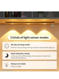 USD$14 AB FASHION Name: ABFASHION Under Cabinet Lights LED Motion Sensor Indoor, USB Rechargeable ,3 Light Modes Stepless Dimming Hill Light, 6500K Night Light for Closet Cabinet Kitchen Wardrobe (15.74in/40cm)  rb.gy/0zxg8h