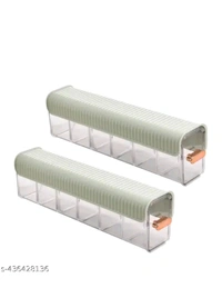 USD$13 BADA MARKETS Name: Wall Mount 6 Cell Transparent Storage Underwear Cosmetics Drawer Organizer rb.gy/zghgca
