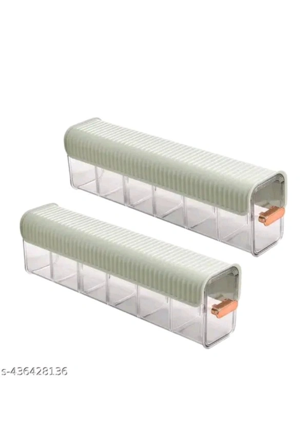 USD$13 BADA MARKETS Name: Wall Mount 6 Cell Transparent Storage Underwear Cosmetics Drawer Organizer rb.gy/zghgca
