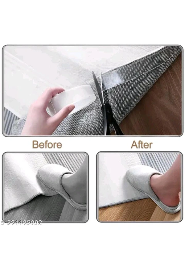 USD $ 09.00 KENJO ENTERPRISE Name: 3 Meter Multipurpose Double Sided Tape - Adhesive Silicone Tape, Heavy Duty, Heat Resistant, Multi-Functional, Removable, Washable, Reusable Anti-Slip Gel Nano Grip Tape (grip tape) rb.gy/xm19hy