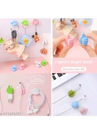 USD$9 infinity caart Name: Pack of 10 Creative Silicone Thumb Wall Hook, Multifunction Self Adhesive Cable Clip, Cable Organizer Clips Key Hanger, No Punching Nails-Free Utility Hooks Desk Wire Management, Multicolor rb.gy/tr68w9