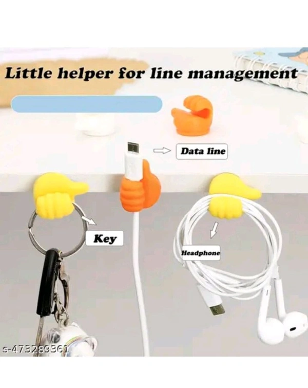 USD$9 infinity caart Name: Pack of 10 Creative Silicone Thumb Wall Hook, Multifunction Self Adhesive Cable Clip, Cable Organizer Clips Key Hanger, No Punching Nails-Free Utility Hooks Desk Wire Management, Multicolor rb.gy/tr68w9