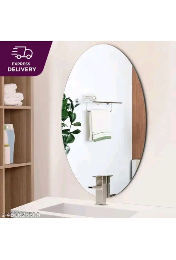 USD $ 12.00 The chander glass house Name: Bathroom Oval Cut Mirror 12x15", No Drill Required 3mm Glass Mirror, Bathroom Mirror, Fancy Mirror, Oval Cut Mirror, Unique Design, Modern Design Shape Fancy Bathroom Mirror (12x15 Inch Oval Cut Mirror) rb.gy/urbp8y
