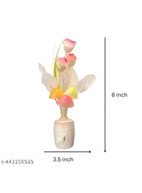 USD $ 10.00 Skytouch Mart, Delhi Name: 3D Mushroom Shape Colour Changing LED Night Light Lamp, with on-Off Switch Button (Pack off 1) (Design may be slightly different) rb.gy/1v1znh