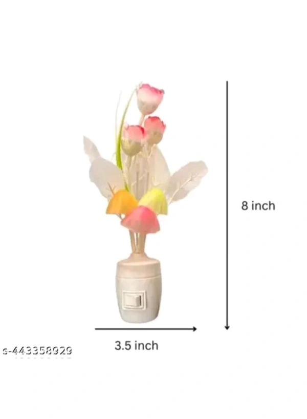 USD $ 10.00 Skytouch Mart, Delhi Name: 3D Mushroom Shape Colour Changing LED Night Light Lamp, with on-Off Switch Button (Pack off 1) (Design may be slightly different) rb.gy/1v1znh