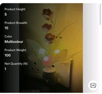 USD $ 10.00 Skytouch Mart, Delhi Name: 3D Mushroom Shape Colour Changing LED Night Light Lamp, with on-Off Switch Button (Pack off 1) (Design may be slightly different) rb.gy/1v1znh