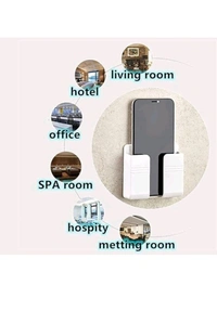 USD$8 JDDM ENTERPRISES Wall Mounted Stand Mobile Holder Mobile Wall Mount for charging (pack of 1pcs) (White) rb.gy/8qcm26