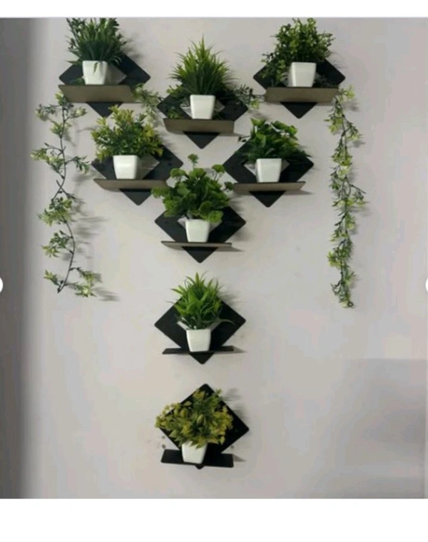 USD$ 10 BALAJI TRADING COMPANY JAIPUR, RAJASTHAN Wall Shelves for Home Decor Living Room & Bedroom Wall Mount MDF (black rb.gy/pysnp0