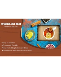 USD $ 12.00 
WOODOLOGY INDIA WOODOLOGY INDIA Pine Wooden
Breakfast|Lunch Brunch|Dinner Serving
Tray Tray rb.gy/jzlnsp